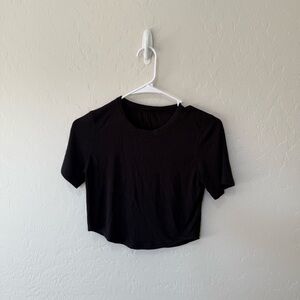 lululemon athletica Black Crop Top